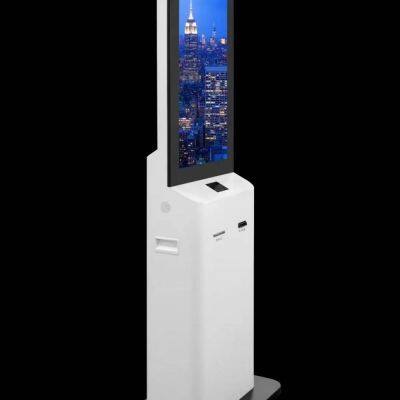 Вертикальный самообслуживающийся терминал, используемый для сбора платежей, очереди, получения талонов в больницах и банках, продажи билетов, заказа по QR-коду, кассира, расчетов по оплате в сфере питания, кассовый терминал с функцией кассового расчета, многофункциональная кассовая машина с функцией кассового расчета и функцией QR-кода