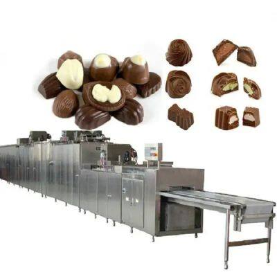Full Automatic Chocolate Pouring Molding Machine Depositing Line