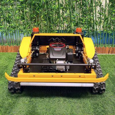 Vigorun VTLM800 Cordless Petrol 9.2Kw 452cc Single Cylinder Self Propelled Industrial Grade Track-mounted Grass Crusher Working