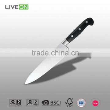 3Cr14 Stainless steel 8'' Chef knife With POM handle