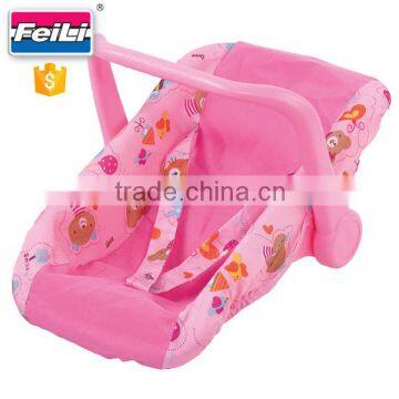 FEI LI plastic doll car seat doll carrier doll accessories