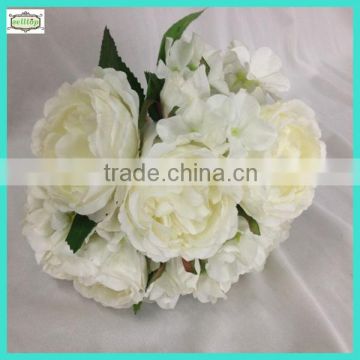 25cm hot sale artificial peony bouquet