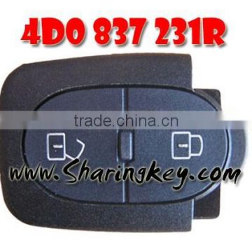 High quality 2 Button Remote Control(4D0 837 231 R 433MHZ) for Aud