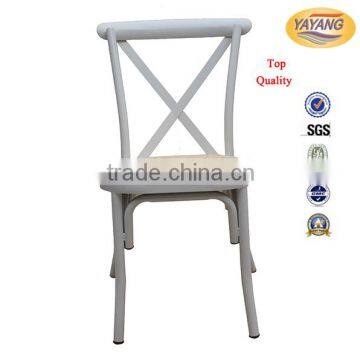 high back design metal dining chair in restaurant, metal chair