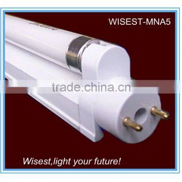 Zhongshan guzhen Easy install T8 convert T5 aluminum alloy integrate bracket, t8 to t5 adapter,24w 39w 54w 70w