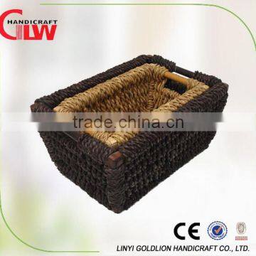 Set of 2 rush storage basket wholesale