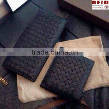 RFID Blocking Hand Weave Women Wallet-protect your private information