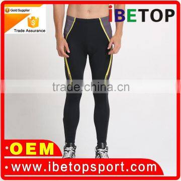 Wholesale Hot 2xu Compression Tights Men Black Silicone Gel Padded China Manufacturer photo-6