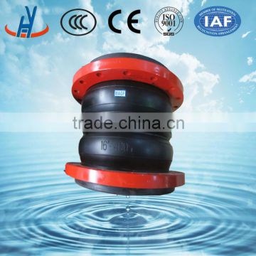 Huayuan EPDM Red Flanged flexible rubber expansion joint