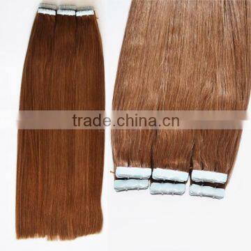 Cheap wholesale top quality human hair virgin brazilian tape in human hair extension