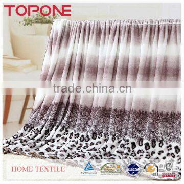 Beautiful flower printed soft material coral fleece new blanket factory china