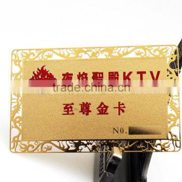 Custom Engraving Brass Metal Visit Card photo-2