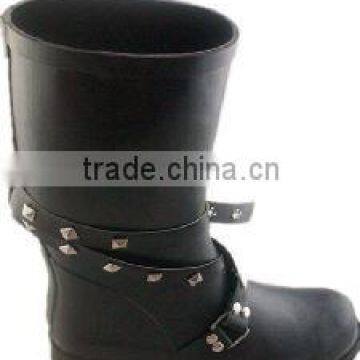 Unique ladies fleece lined rubber boot