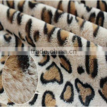 discount polyester plush faux fur fabric