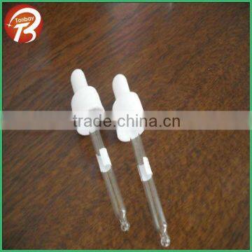 Low price glass dropper for amber glass bottle