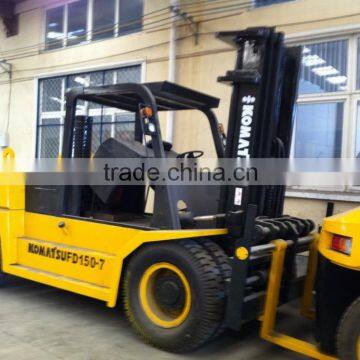 used Komatsu 15 ton forklift, used 15 ton komatsu forklift,10 ton forklift,2.5 ton tcm forklift