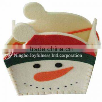 Craft christmas felt gift bag wholesale