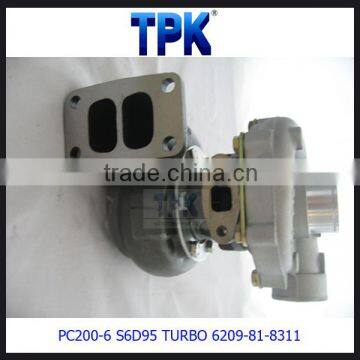 PC200-6 PC210-6 PC230-6 PC220-6 PC200LC-6 Engine Parts S6D95-6 TURBOCHARGER 6209-81-8311 photo-3