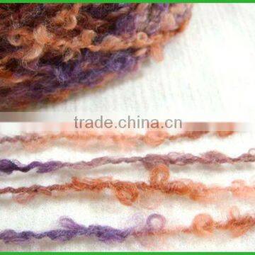 loop yarn/special yarn/fancy yarn for weaving and knitting