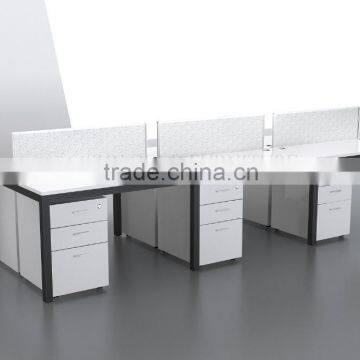 Modern long table office workstation partitions for 6 person (SZ-WSB428)