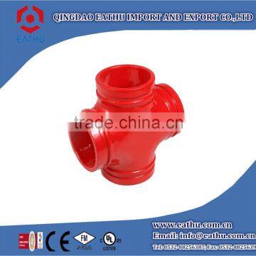 Ductile grooved pipe fitting