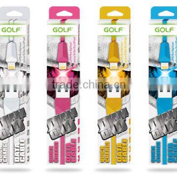 GOLF Original Diamond Series1.5A 1M Quick Charge And Data Cable For Iphone 6 photo-6