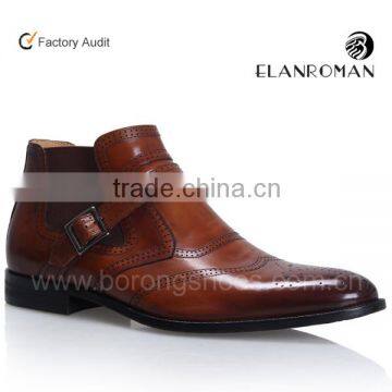 Popular ankle leather boots for men