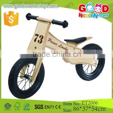 High quality and popular alloy axle plywood child bicycle