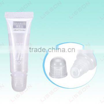 D16 5ml-15ml Lip Gloss White Tube with Slanted Head