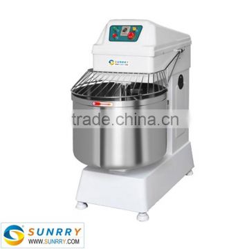 Commercial spiral double-acting bakery horizontal chapati bread dough mixer used sale with high quality