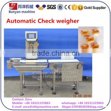 BY-XBC Full automatic vegetables Measuring weight selection machine, vegetable package check weigher