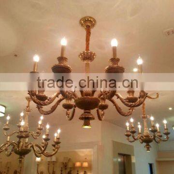 2014 new brass pendant lamp simple for lobby