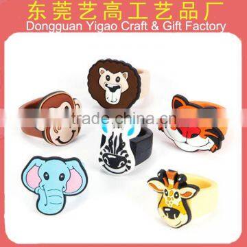 ATBC-PVC anime finger ring designs