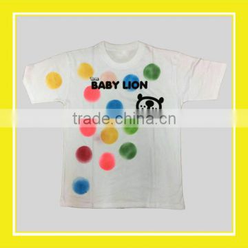 Baby Lion For Kids Unisex With Printed Colorful Short Sleeve T-shirt