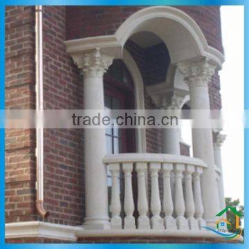 Cast stone balcony railing