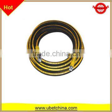 Good Price and Quality DN 6 With Linen Surface for Washing / Cleaning Machine High Pressure Steel Braided Rubber Hose photo-5