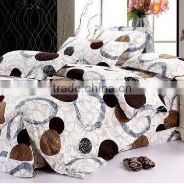 Cheap classical 100% cotton twill 3d bed cover set