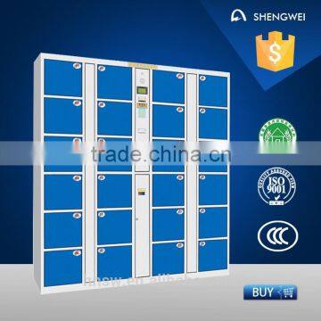 Smart digital post parcel delivery steel electronic locker for rental in public