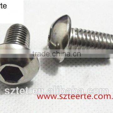 Hex Socket Button Head Cap Machine Screw (ISO 7380) with High Quality