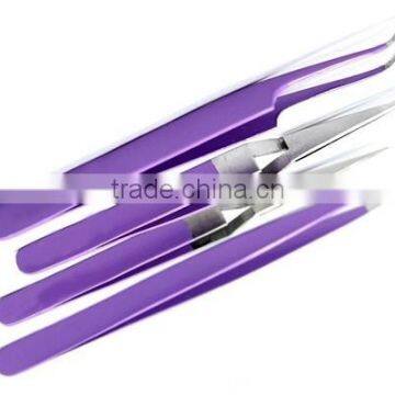 Multi Colour Eyelash Extension Tweezers Pointed Tweezers With Titanium Multicolor photo-4