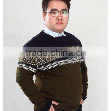 New men's cashmere plus thick fat add fertilizer increased thermal underwear