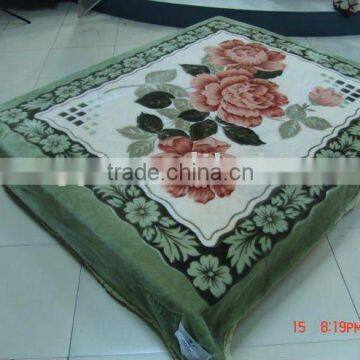 100% polyester printed mink blanket