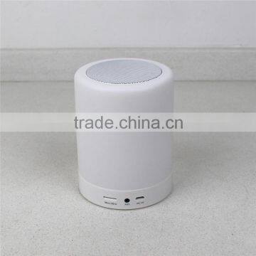 Low Price Factory Outlets Intelligent Bluetooth Touch Sensor Led Table Speaker Lamp With Mini Speaker photo-5