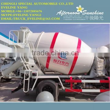 Tenth anniversary 6CBM small capacity concrete mixer trucks with high configuration but low price