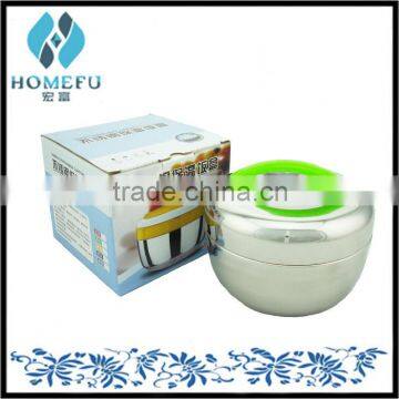 hot new products for 2015 wholesale dinnerware of stainless steel serving rice bowl with lid