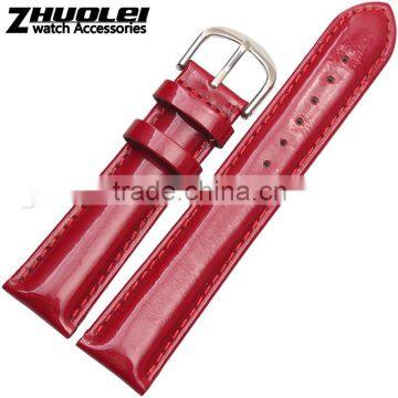 Genuine Leather Watchband With Deployment Buckle Watch Band Strap 12|14|16|18|20mm