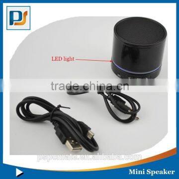 Bluetooth Speaker With Led Light fm Radio , Mini Speaker With OEM Rolling Printing Logo Bluetooth Wiereless Speaker photo-2