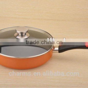 2016 Hot sale Non stick frying pan with glass lid&Aluminum Non-stick Cookware Set