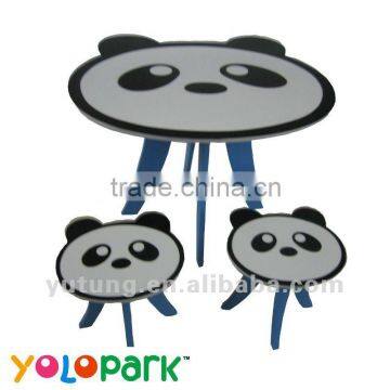 Kids Panda Study Furniture Set, table and chair