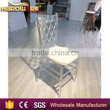 Ice Clear Banquet Resin Tiffany Chair for Weddings photo-3